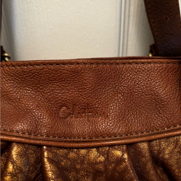 VINTAGE SOFT LEATHER COLE HAAN SHOULDER BAG - Picture 4 of 5